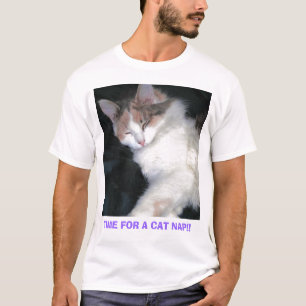CAMISETA É HORA DE UM GATO NAP!