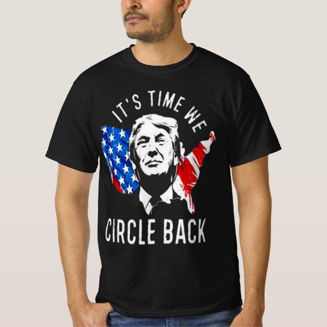 Camiseta É hora de voltarmos a design Trump 2024 (Frente)