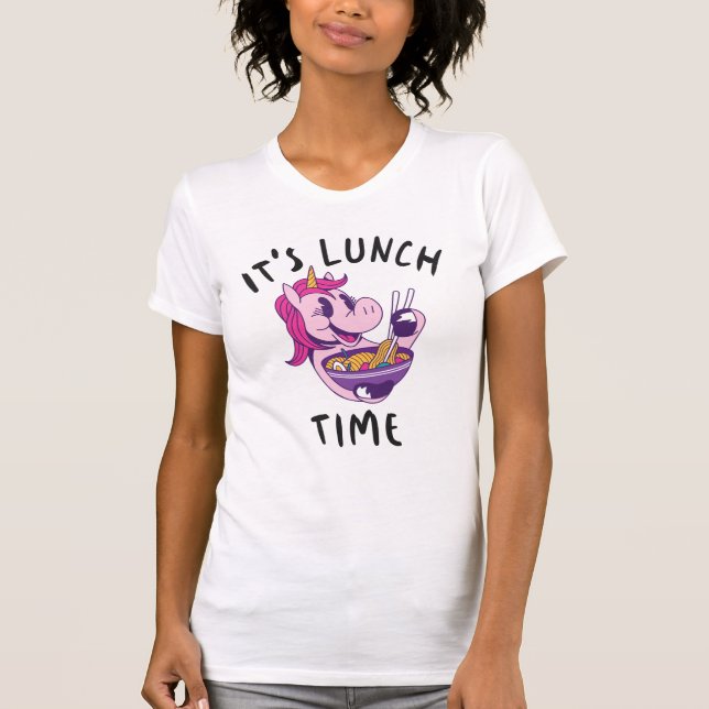 Camiseta É hora do almoço (Frente)