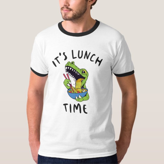 Camiseta É hora do almoço (Frente)