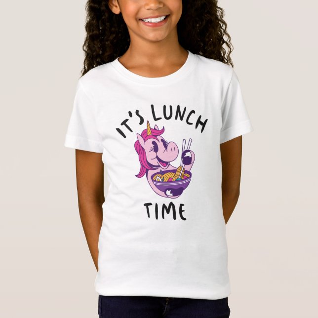 Camiseta É hora do almoço (Frente)