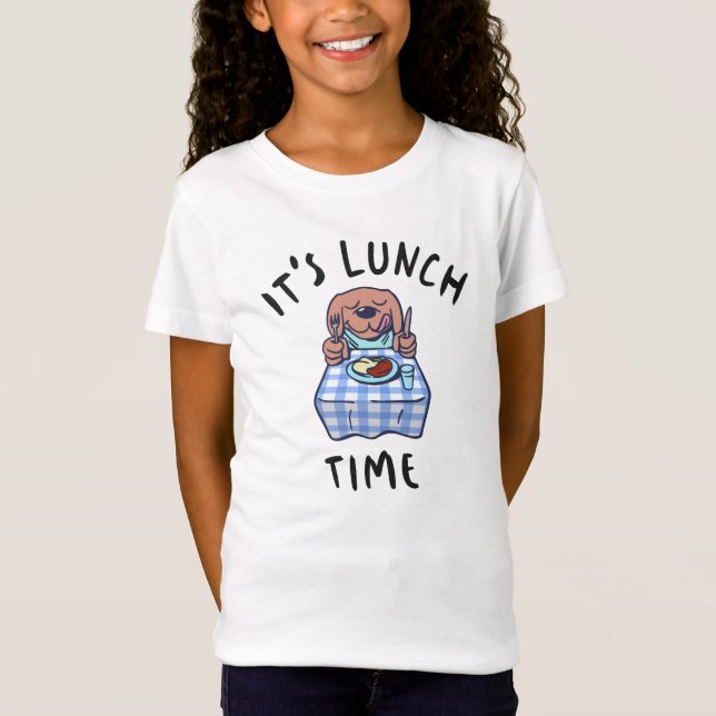Camiseta É hora do almoço (Frente)