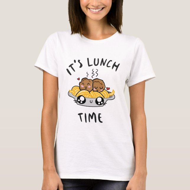 Camiseta É hora do almoço (Frente)