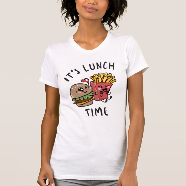 Camiseta É hora do almoço (Frente)