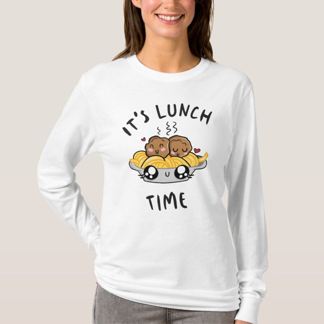 Camiseta É hora do almoço (Frente)
