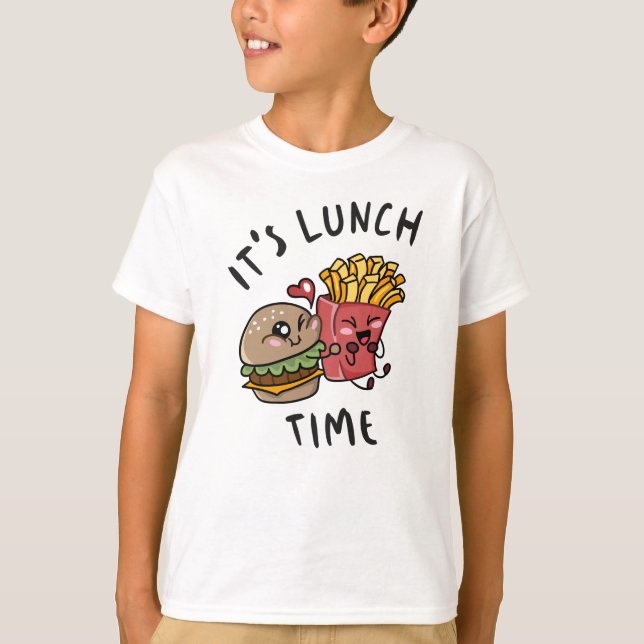 Camiseta É hora do almoço (Frente)
