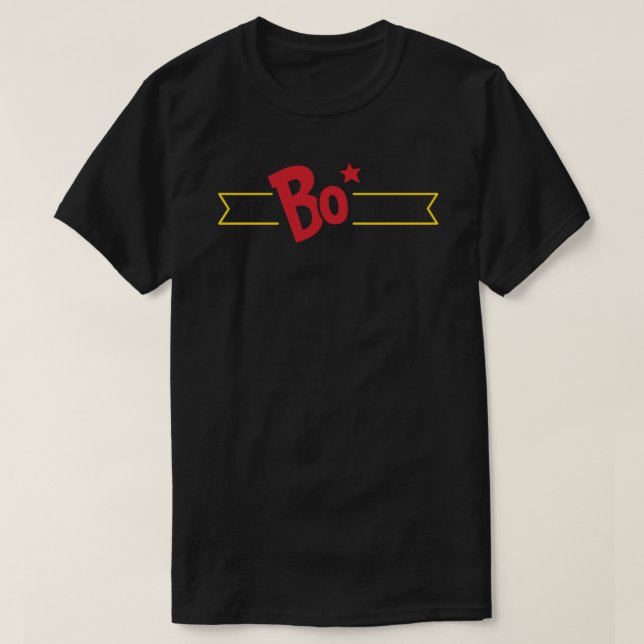 Camiseta É Hora Do Bo! - Vinhetas (Texto Preto).png (Frente do Design)