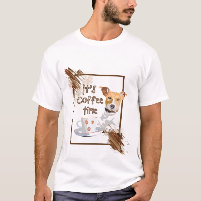 Camiseta É hora do café (Frente)