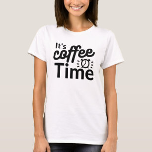Camiseta É hora do café