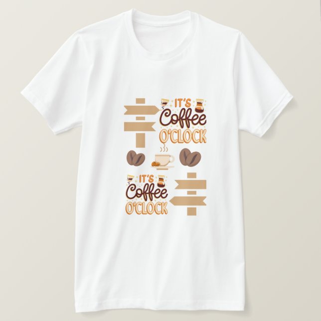 Camiseta é hora do café (Frente do Design)