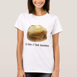 Camiseta É Hora do Cebolinho em Algum Lugar Batata Assada D