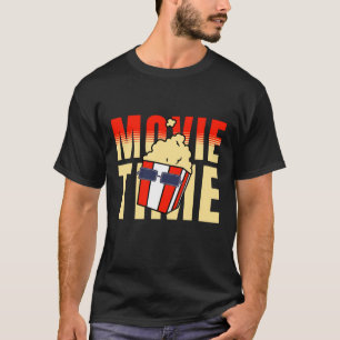 Camiseta É Hora do Filme & Pipoca