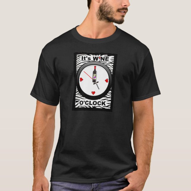 Camiseta É hora do vinho (Frente)