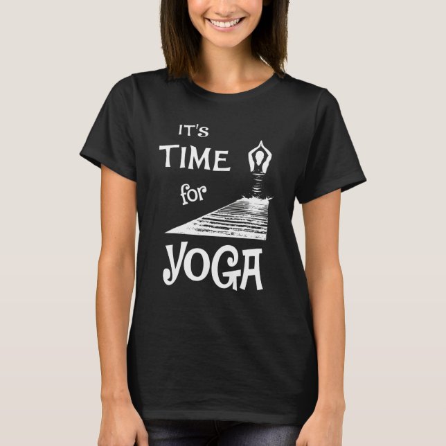 Camiseta É hora do yoga 2 (Frente)