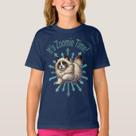 Camiseta É Hora do Zoomie Gato de Pelúcia