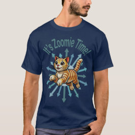 Camiseta É hora do Zoomie, Gato Tigre