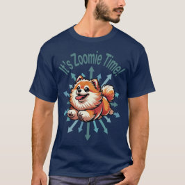 Camiseta É hora do Zoomie Pomerânia