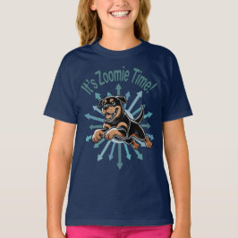 Camiseta É hora do Zoomie Rottweiler