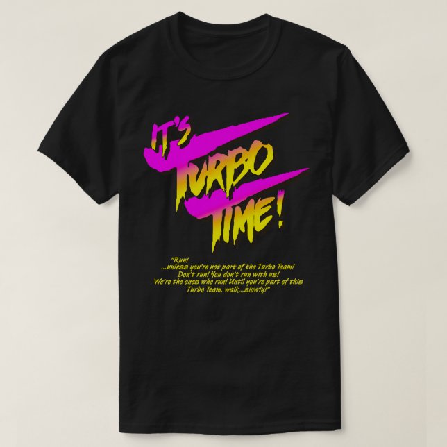 Camiseta É Hora Turbo (Frente do Design)