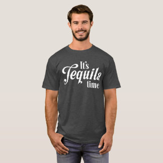 Camiseta É humor do bebendo do tempo do tequila