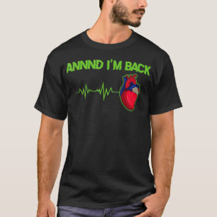 Camiseta E Im Sobrevivente de Ataque Cardíaco Traseiro _4