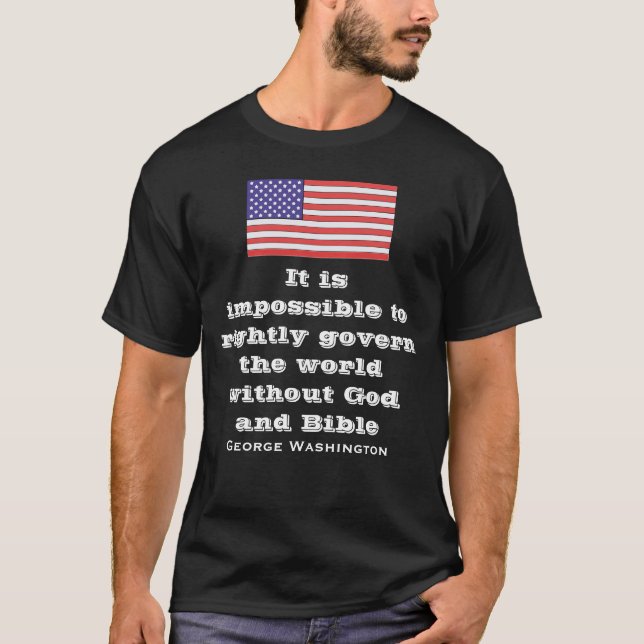 Camiseta É impossível governar direita o witho do mundo (Frente)