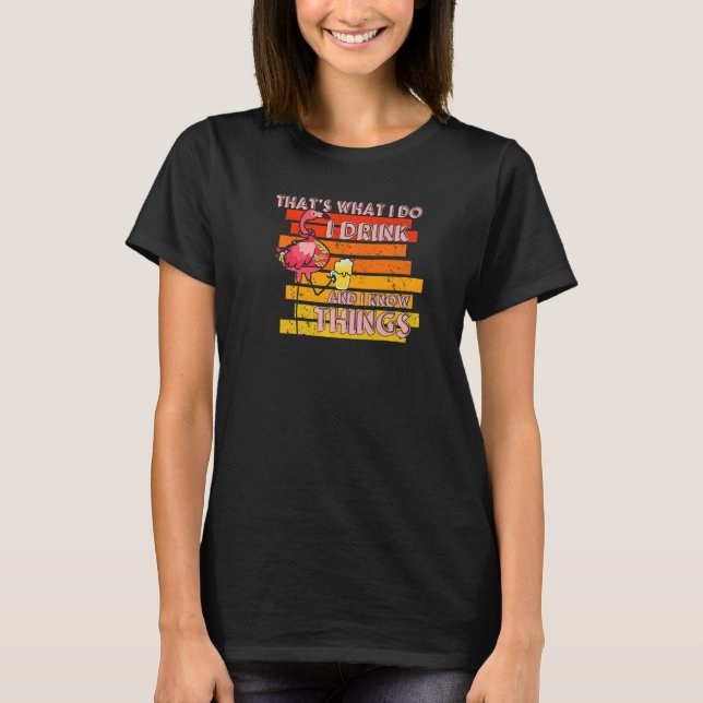 Camiseta É isso que eu bebo e sei coisas bonitas (Frente)