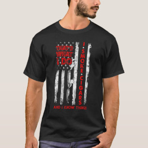 Camiseta É isso que eu faço eu fumo cigarros e sei coisas