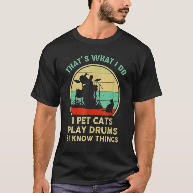 Camiseta É isso que eu faço... eu ponho Cat... eu toco tamb (Frente)