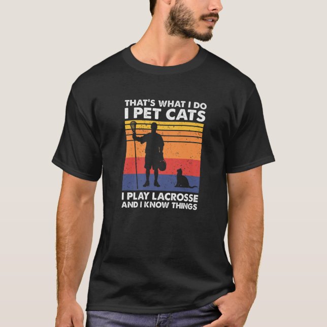 Camiseta É isso que eu faço, eu ponho gatos que toco lacros (Frente)