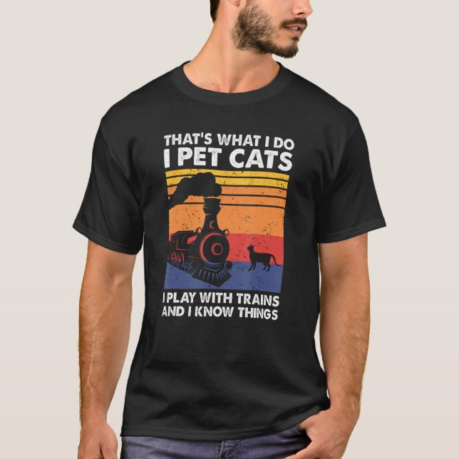 Camiseta É isso que eu faço, eu ponho os gatos que eu toco  (Frente)
