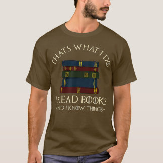 Camiseta É isso que eu leio livros e sei coisas.