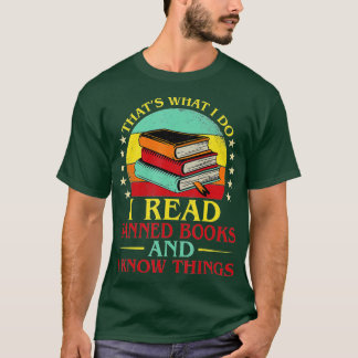 Camiseta É isso que eu leio livros proibidos Novamente