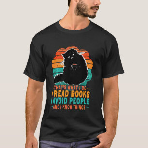 Camiseta É isso que eu leio livros que eu evito Pessoas que