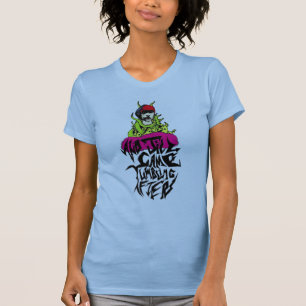 Camiseta E Jill veio caindo após - o aperto de aperto
