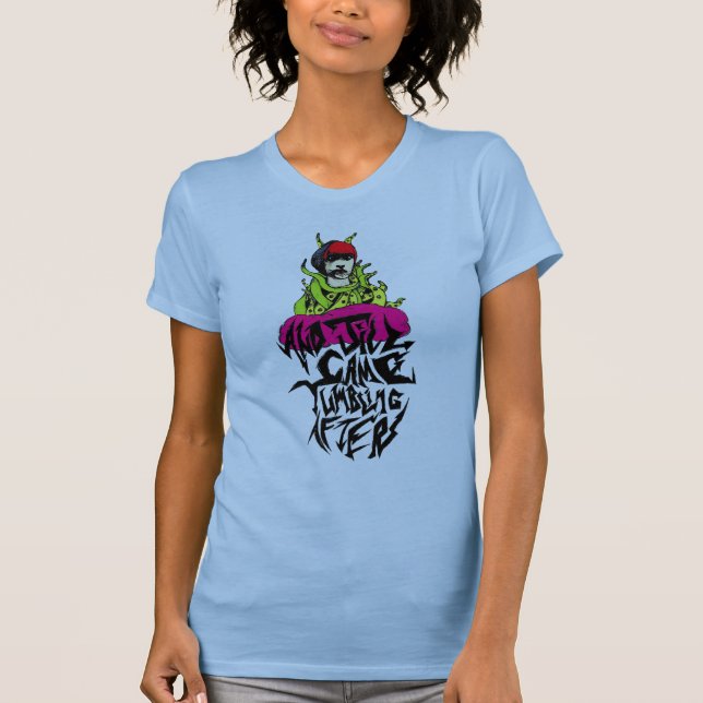 Camiseta E Jill veio caindo após - o aperto de aperto (Frente)