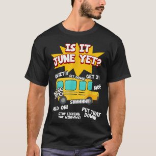 Camiseta É Junho, Ainda Engraçado, Crianças Alunos, Ônibus 