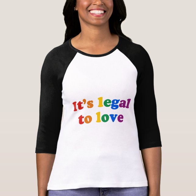 Camiseta É legal amar (Frente)