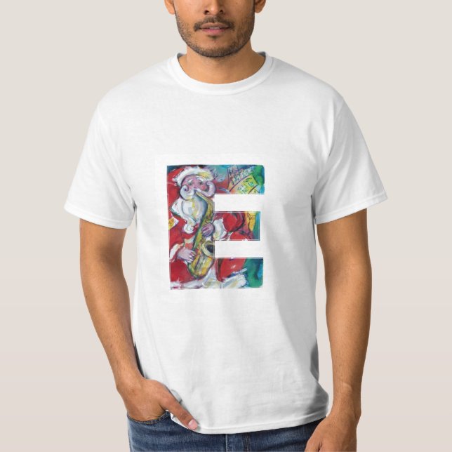 CAMISETA E LETRA/PAPAIS NOEIS E SAX, MONOGRAMA DO PARTIDO D (Frente)