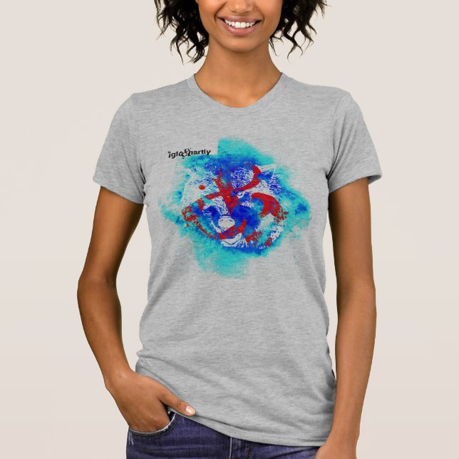 Camiseta "E lobo" por Nick (Frente)