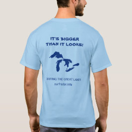 Camiseta É maior do que parece! Surfar nos lagos Excelentes