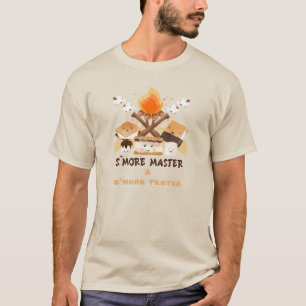 Camiseta É mais bonito, divertido, acampamento engraçado