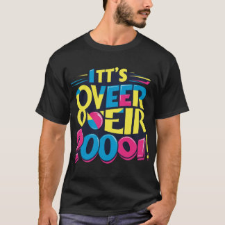 Camiseta "É mais de 9.000!" Design de Camisa-T Retro