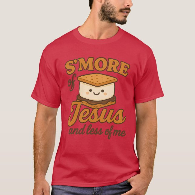 Camiseta É MAIS de Jesus e menos de mim (Frente)