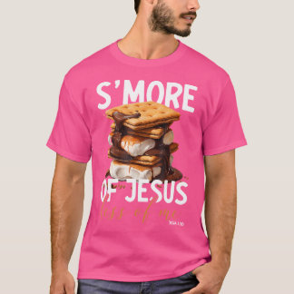 Camiseta É Mais De Jesus Menos De Mim Um Pouco Engraçado, C