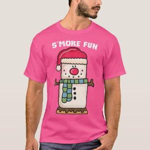 Camiseta É Mais Divertido Neve Engraçado Acampamento