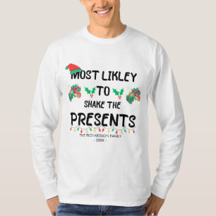 Camiseta É Mais Engraçado Agitar O Presente Xmas 2023