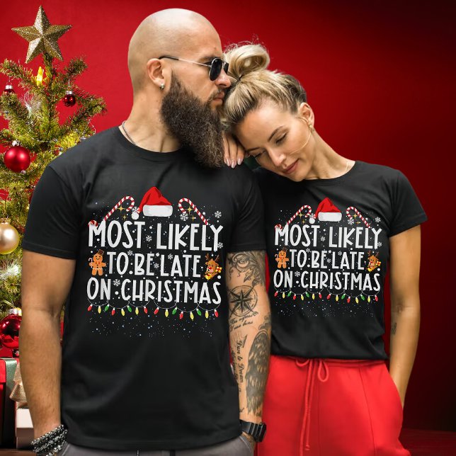 Camiseta É Mais Engraçado Estar Atrasado No Natal (Criador carregado)