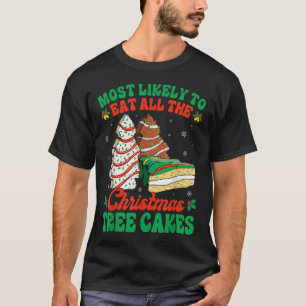 Camiseta é mais provável comer todos os bolos de árvores de