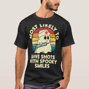 Camiseta É Mais Provável Dar Sapatos De Halloween Com Sm Lo